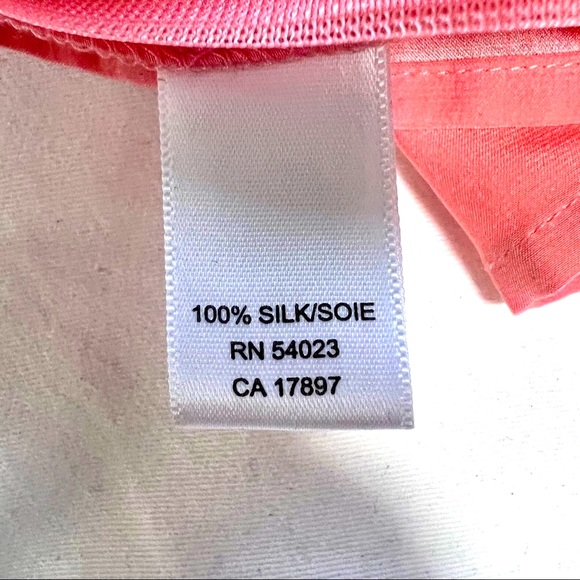 Vintage Banana Republic Pink Silk blouse size Various - Picture 11 of 14